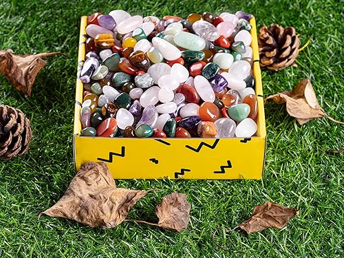 Miniatura 5 de Juego de piedras pulidas de cuarzo rosa natural a granel de 3 libras, juego de piedras de cuarzo, piedras crudas reales para decoración del hogar
