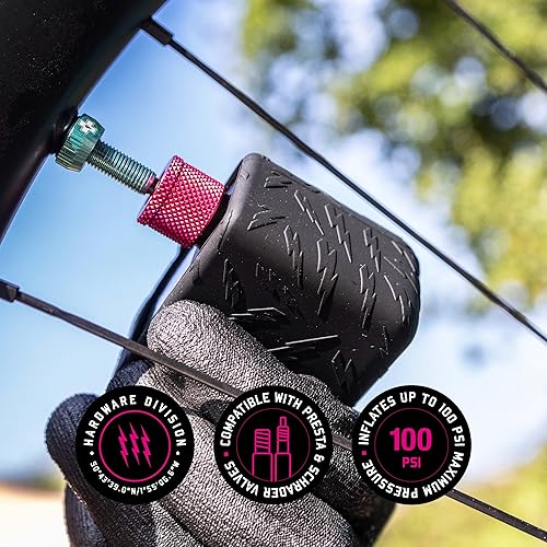 Miniatura 2 de Muc-Off Airmach - Mini inflador eléctrico - Bomba de bicicleta compatible con Presta y Shrader - Bomba eléctrica recargable para bicicletas de