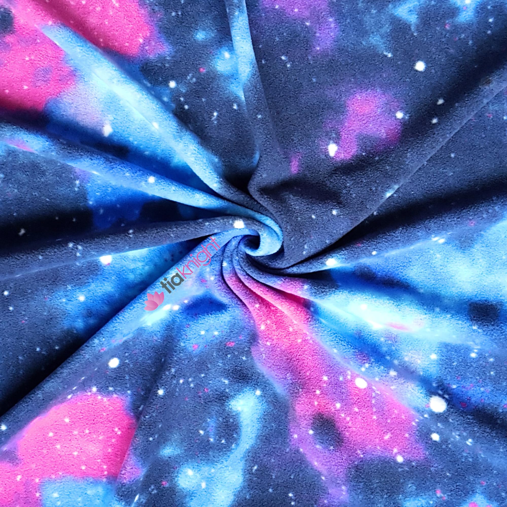 Tia Knight Galaxy Children's Prints Premium Anti-Pill Polar Fleece Soft Washable Fabric Sold By The Metre Same Day Dispatch (, 1 Metre)