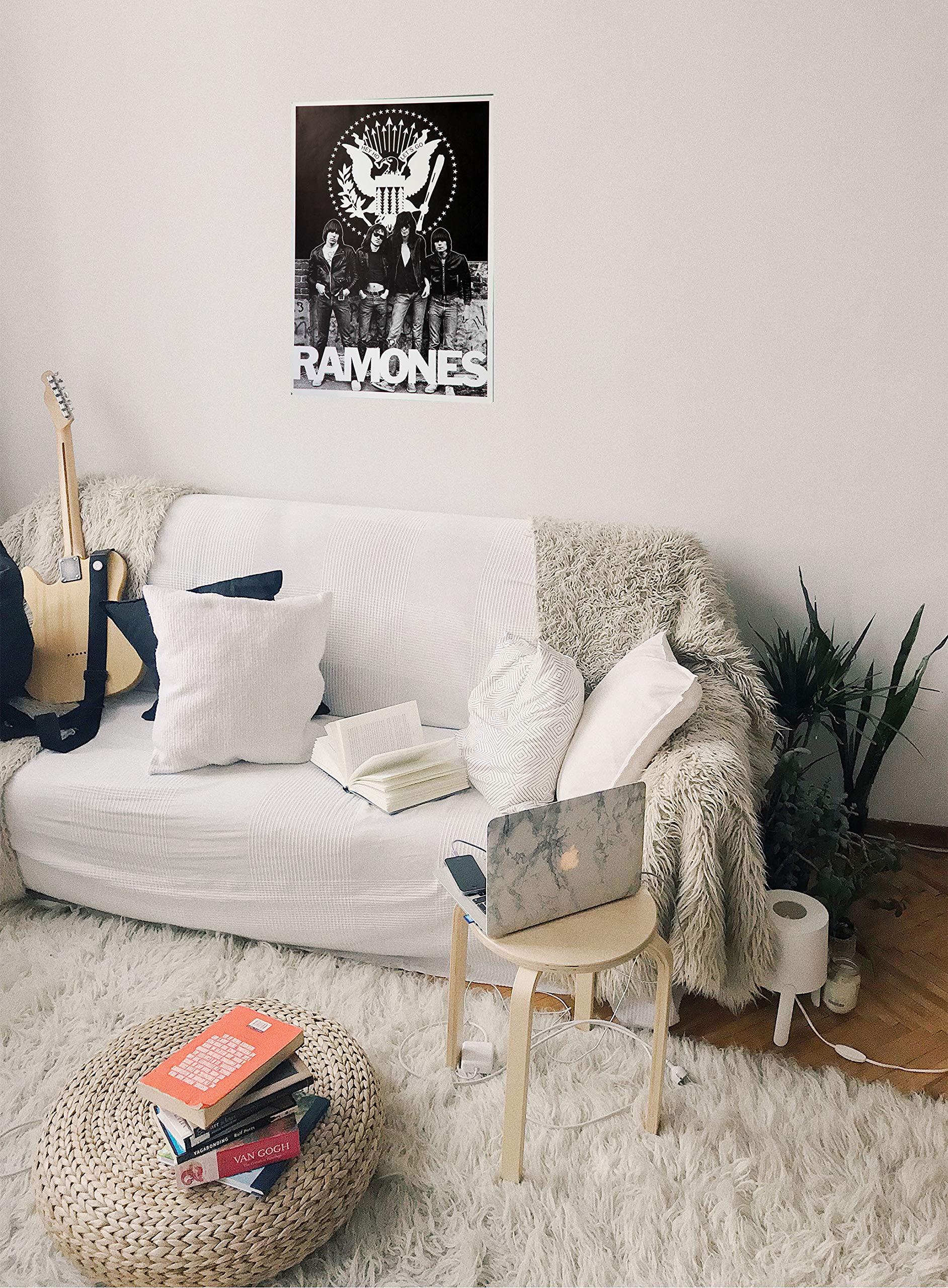 Premium Poster/Plakat | DIN A1 | Wanddeko | Live Konzert Veranstaltung » The Ramones - Hey Ho - Let´s Go, 1991 «