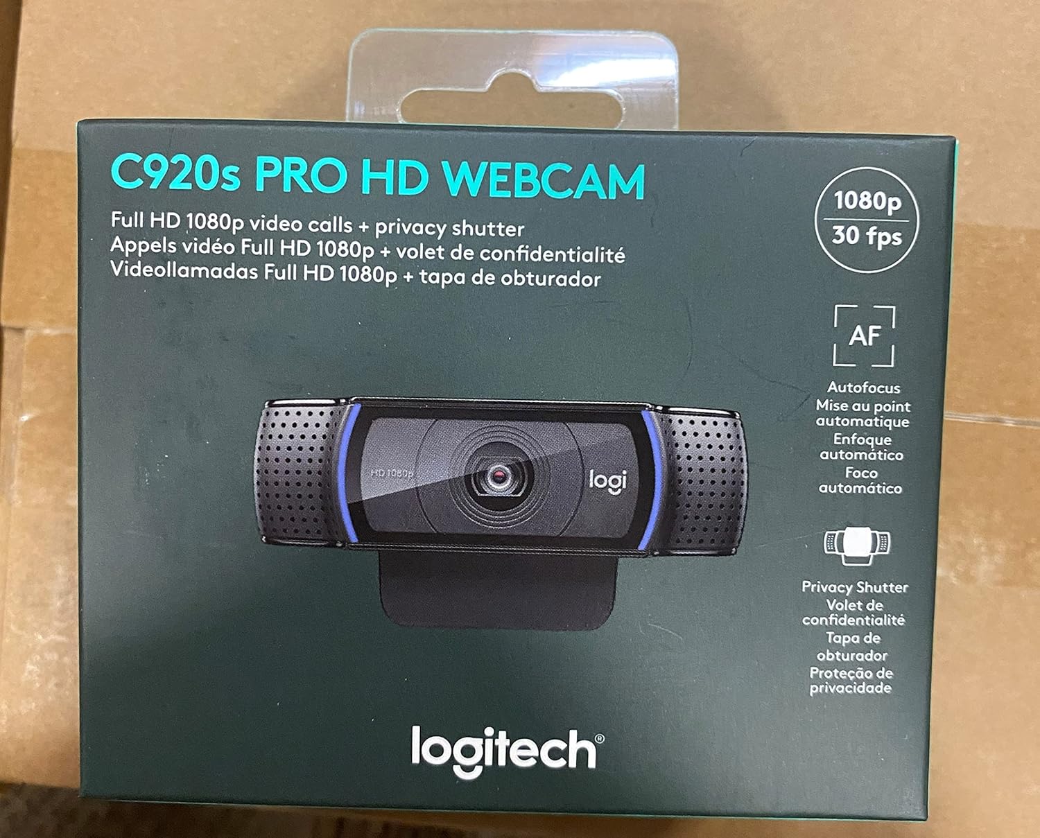 Logitech Prohd WebCam C920S 960-001257 1080p