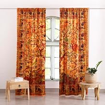Popular Handicrafts Indian Hippie Bohemian Beautiful- Tree of Life- Tie Dye Mandala Drapery Bedroom Living Room Balcony Curtain Panels