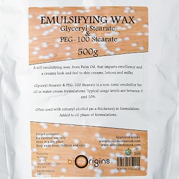 Glyceryl Stearate & Peg-100 Stearate Emulsifying Wax - 500g