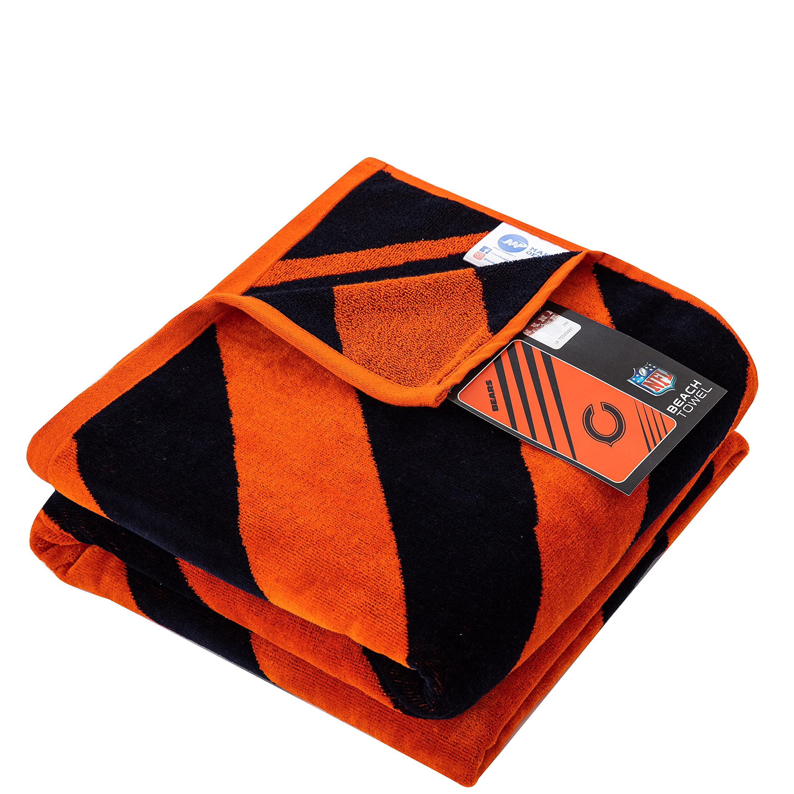 Northwest NFL Chicago Bears Jacquard Beach Towel, 36