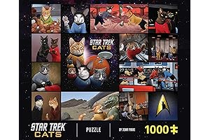 Star Trek Cats 1000-Piece Puzzle: A Purrfect Journey Through the Final Frontier