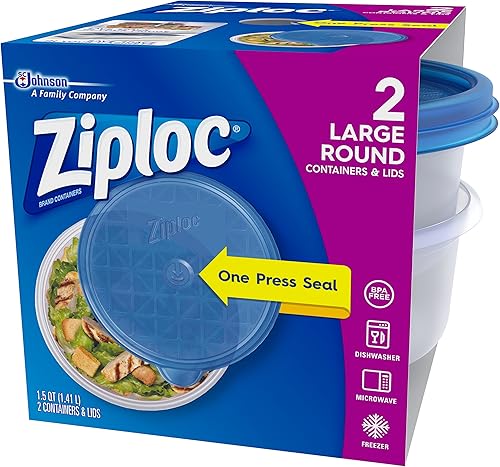 Miniatura 3 de Ziploc Tazón grande Snap 'N Seal tapa 48 onzas contenedores 2 ct
