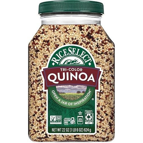 RiceSelect Tri-Color Quinoa, Blend of White, Red and Black Quinoa,