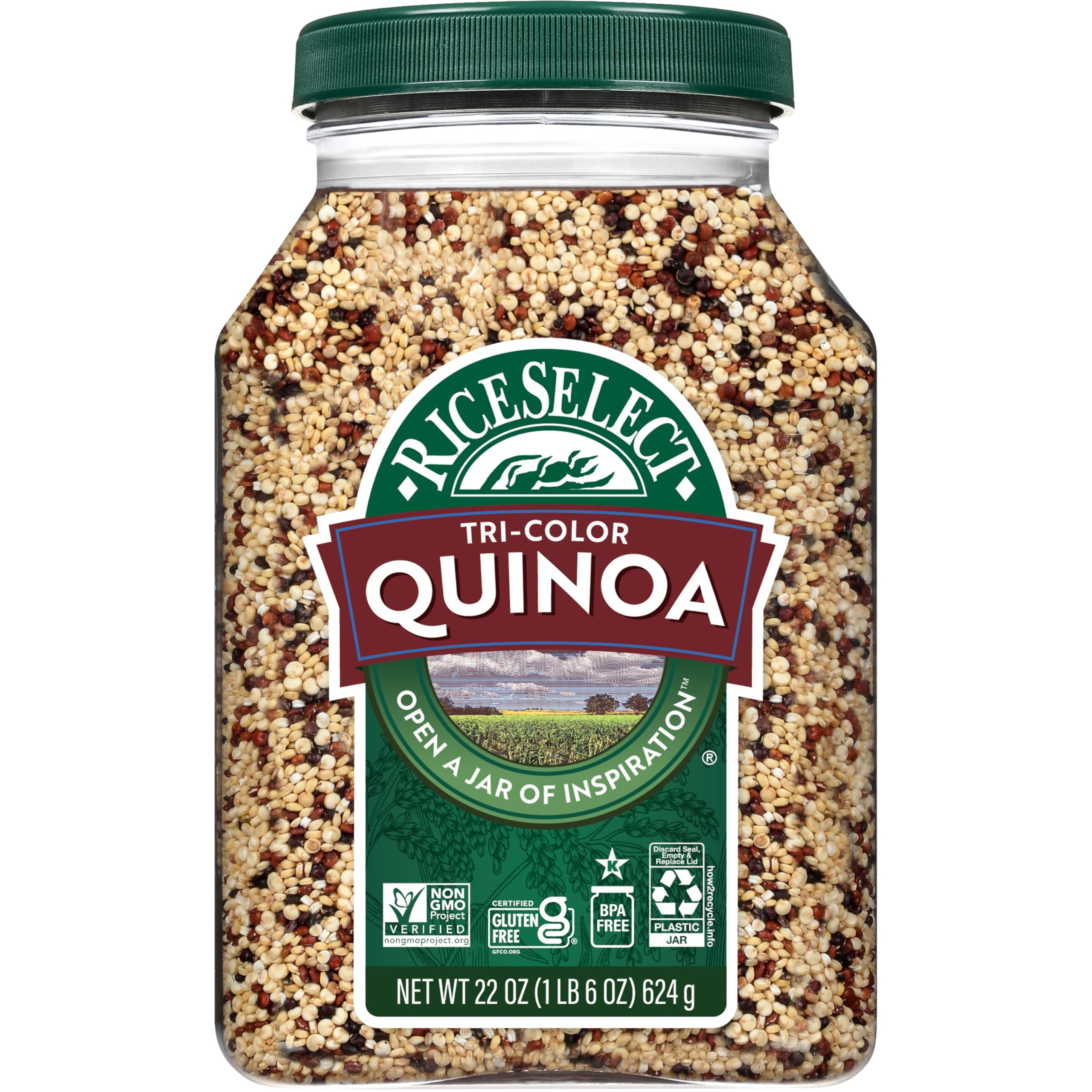 RiceSelect Tri-Color Quinoa - dried grains and rice | Mubboo