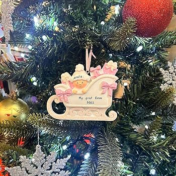 Personalized my first christmas ornament Clearance