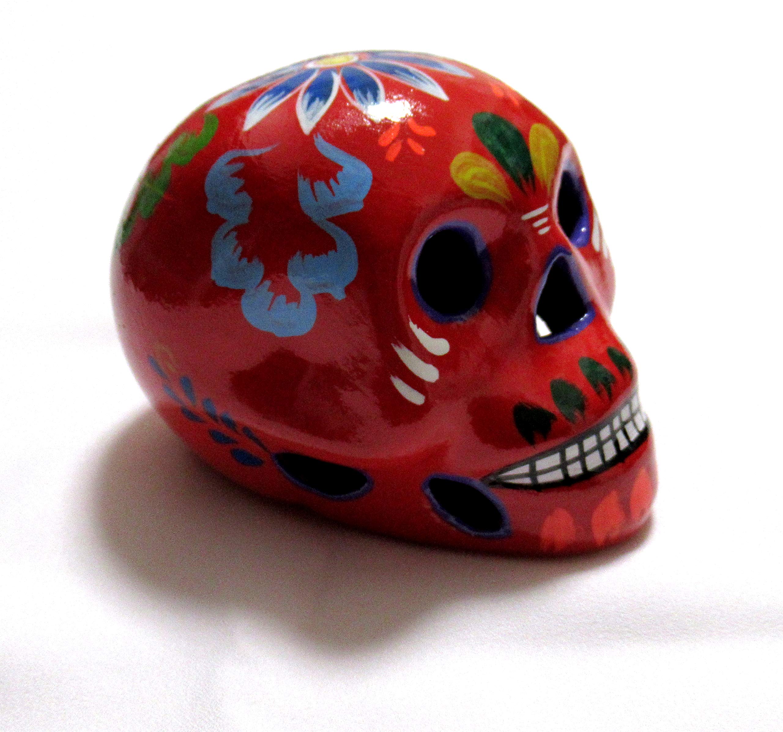 赤い炎 ドクロ 髑髏 スカル 置物 インテリア 赤い炎 ドクロ 髑髏