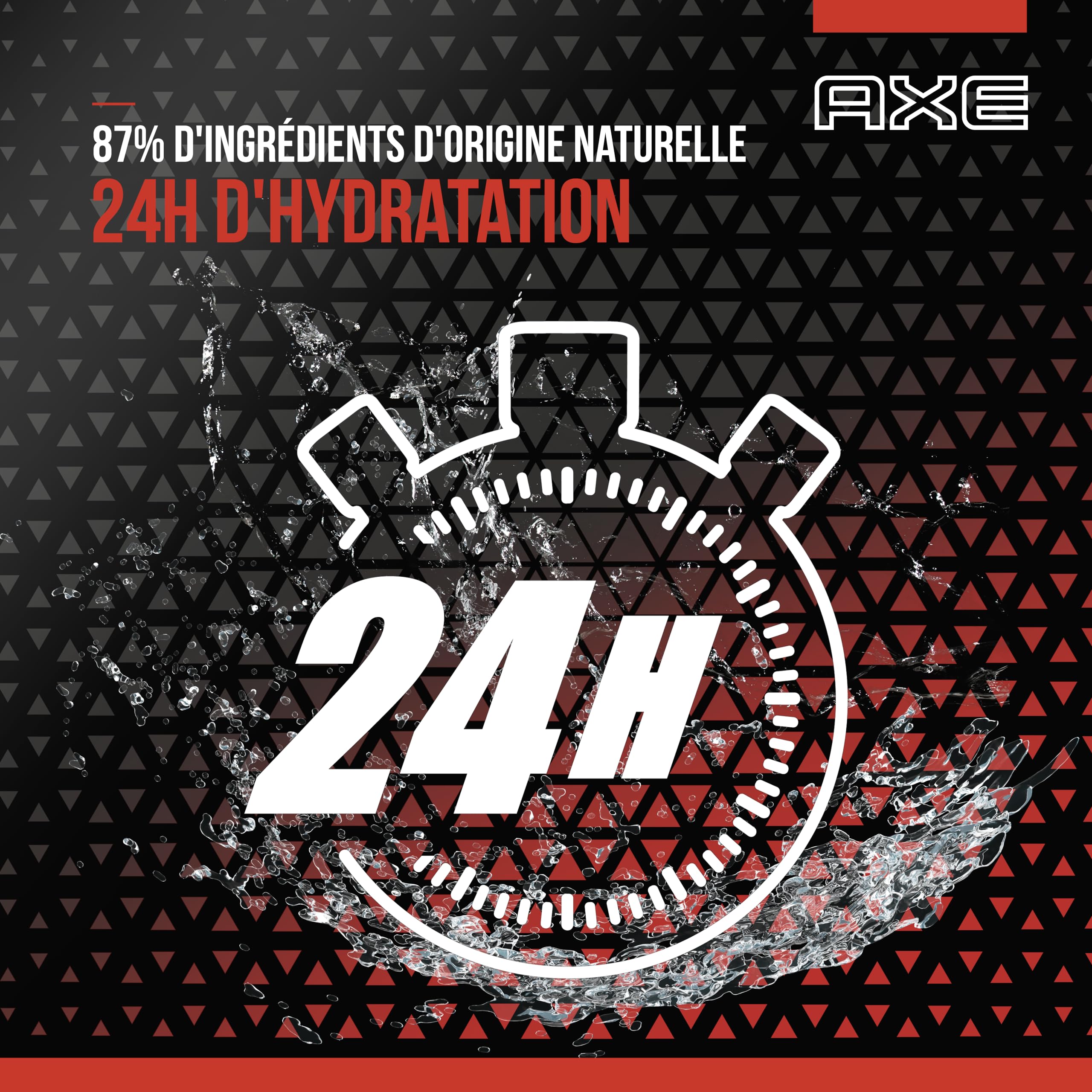 AXE - Gel doccia uomo 5 in 1 Sport Refresh - 24 ore idratante - 87% di ingredienti di origine naturale - profumo menta artica e spezie (confezione da 12 x 250 ml)