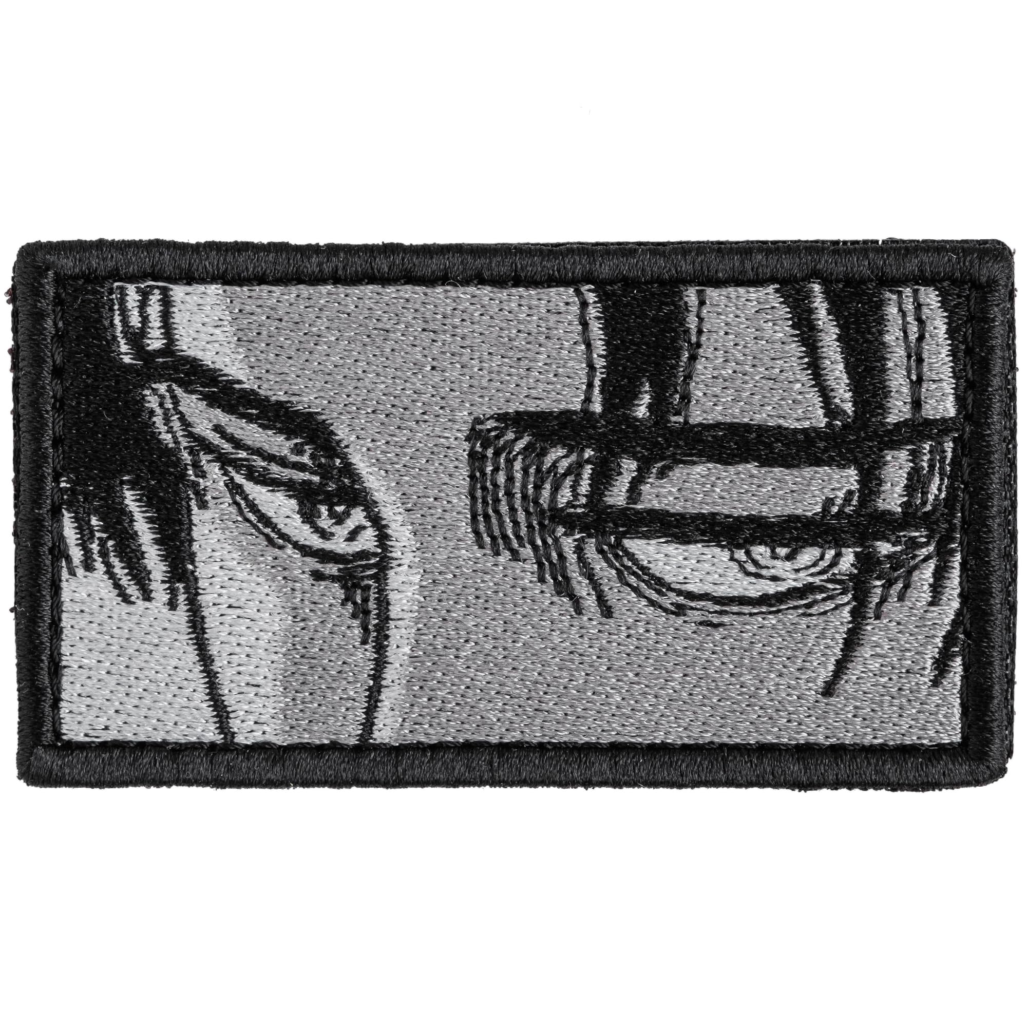 SHEVRONESS Anime Eyes Levi Tactical Funny Morale Patch for Hats, Vests, Jeans, Backpacks, All Clothes, and Gear - Highly Durable and Incredibly