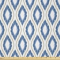 Vista 21 de Ambesonne The Yard, tela marfil de pétalos victorianos medievales barrocos de tonos suaves, patrón de primavera, tela de microfibra para artes