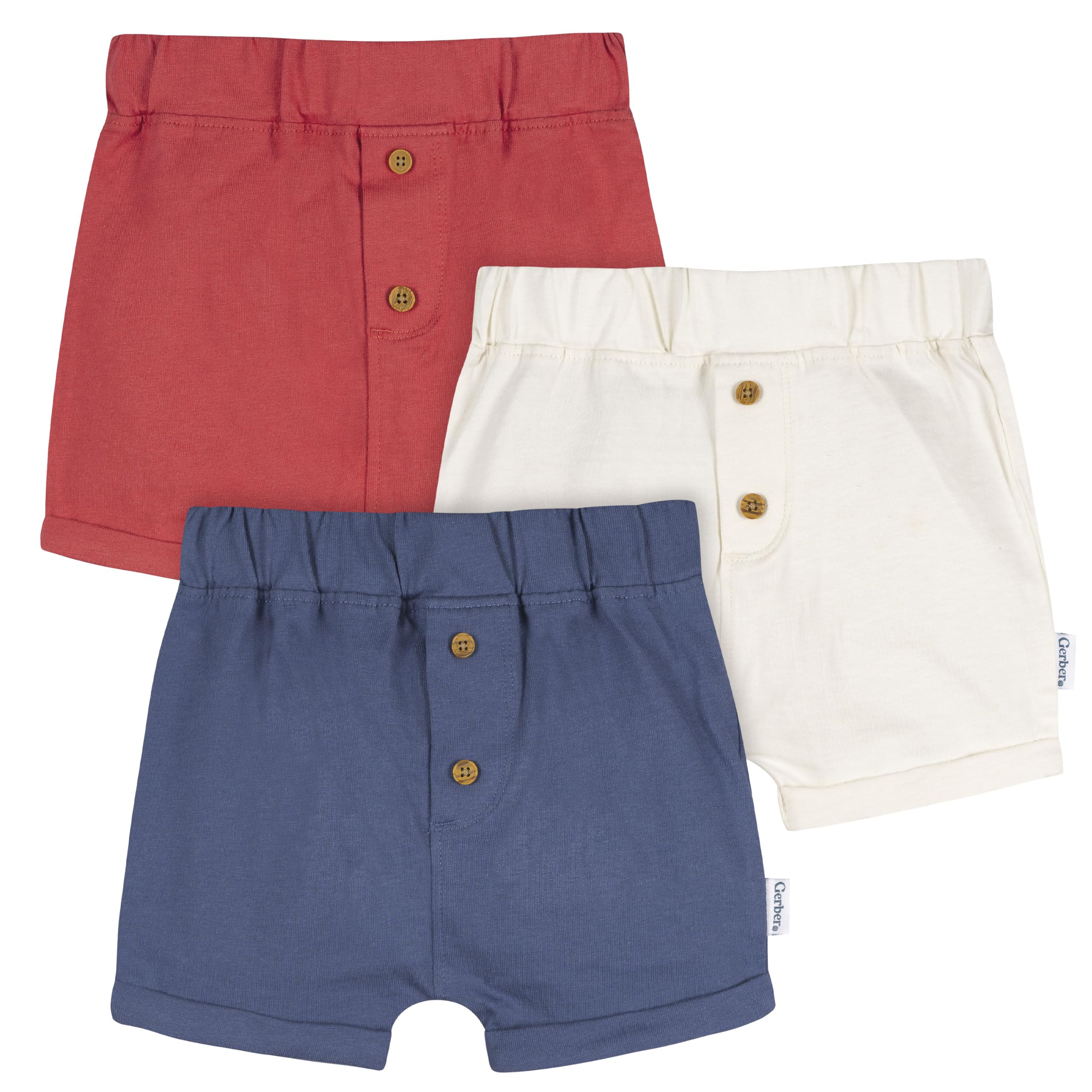Gerber Baby 3-Pack Knit Shorts