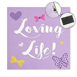 Disney Minnie Mouse LED Canvas Wall Art - 4-Pack Set for Kids - Light-Up 11x11 Panels - Minnie Room Dcor for Girls - Battery Operated Wall Hanging for Bedroom or Playroom