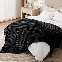 Vista 402 de Bedsure GentleSoft Twin Blanket for Couch - Cozy Soft Blankets for Women, Cute Small Fleece Throws for Girls, Light Grey, 60x80 Inches