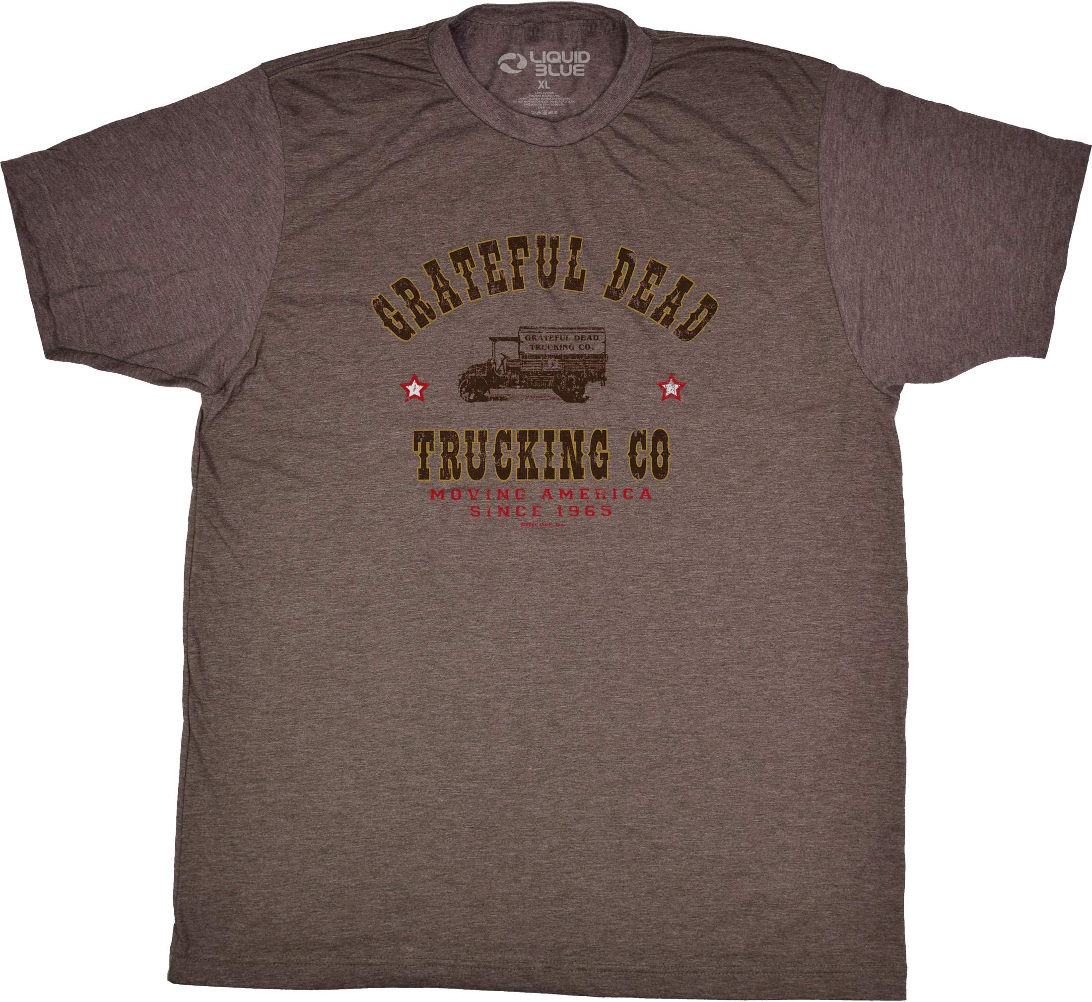 Liquid BlueUnisex Grateful Dead Trucking Co 1965 Short Sleeve T-shirt T-Shirt