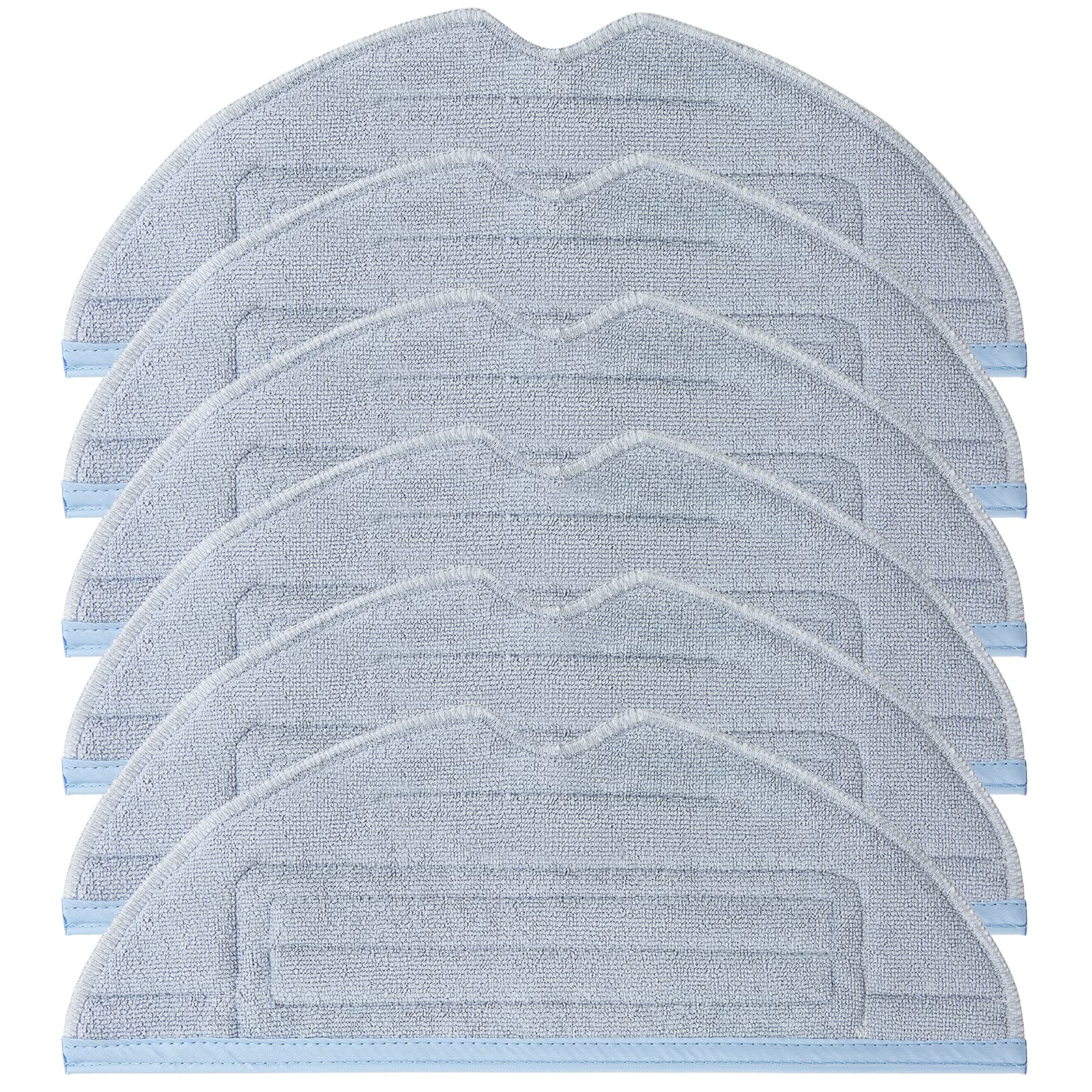 BIOXO6 Pack Vacuum Replacement Mop Pads for Roborock S7 S7+ Accessories Reusable Wet Microfiber Soft Pad
