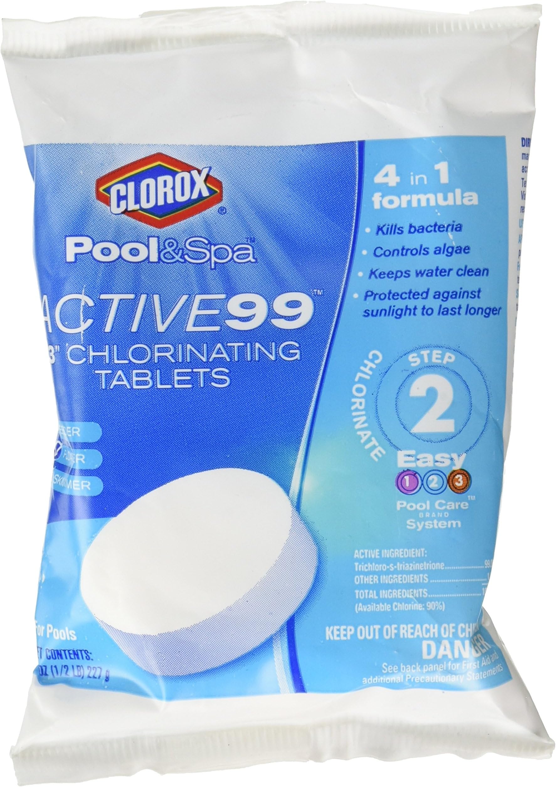 22000CLX Chlorinating Tablets, 1 per Package, 3"