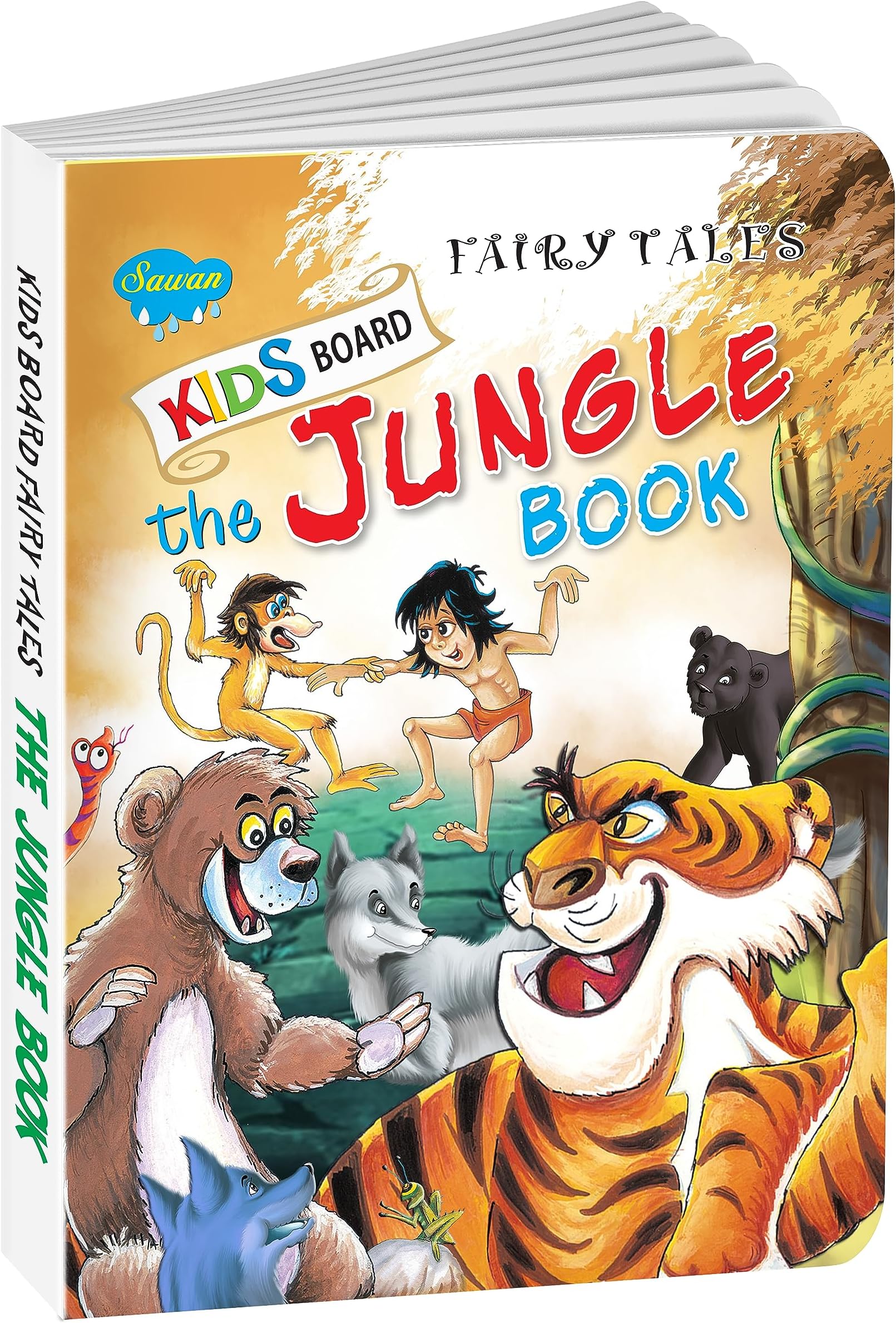 The Jungle Book Kids Board Fairy Tales [Board book] Sawan and Manoj Publications Editorial Board