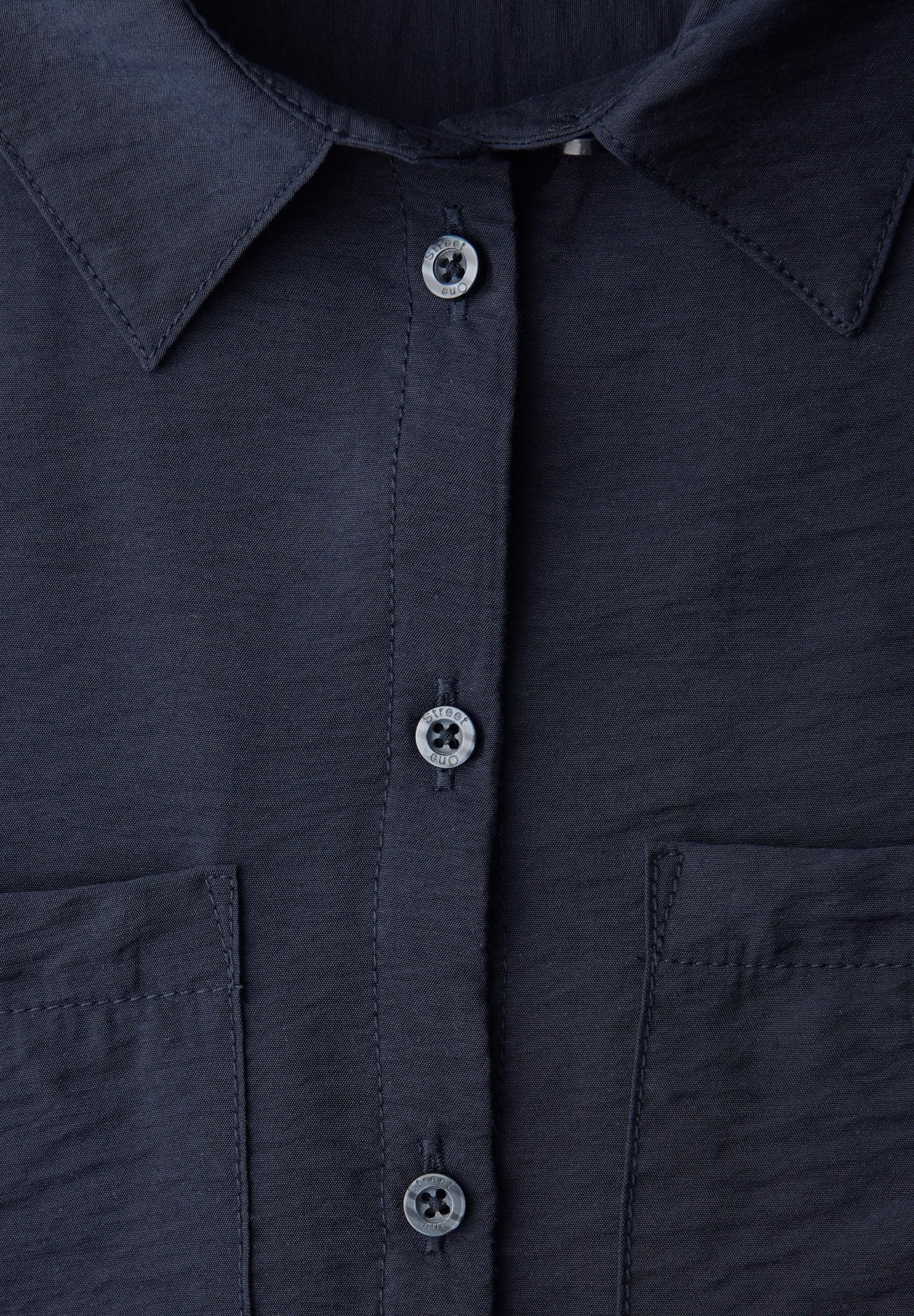 Street One Kurzarm Bluse mit Elastiksaum