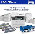 Brother MFC-L3720CDW Imprimante numérique tout-en-une couleur sans fil avec copie, numérisation et fax, et impression mobile