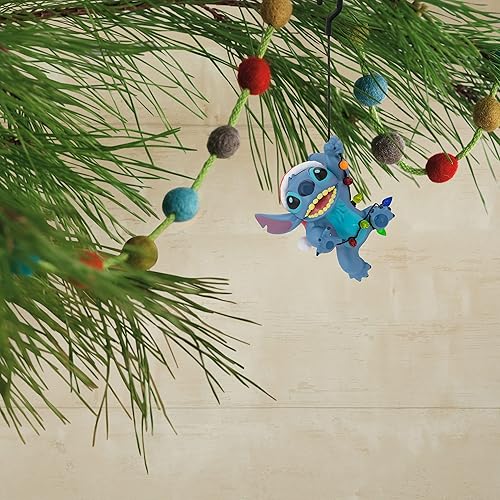 Miniatura 5 de Hallmark Disney Lilo & Stitch - Adorno navideño de puntada oscilante
