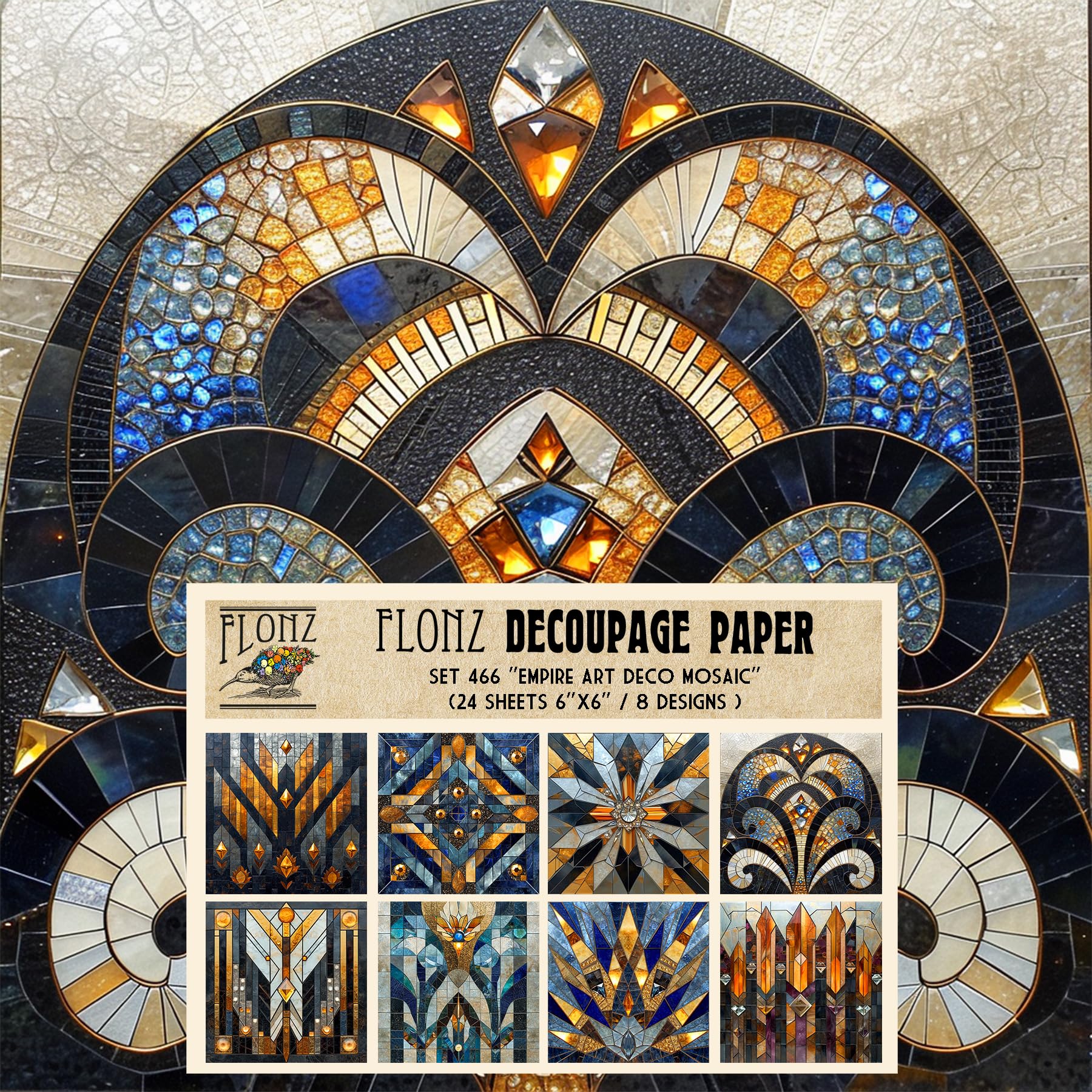 Decoupage Paper Pack (24 Sheets 6