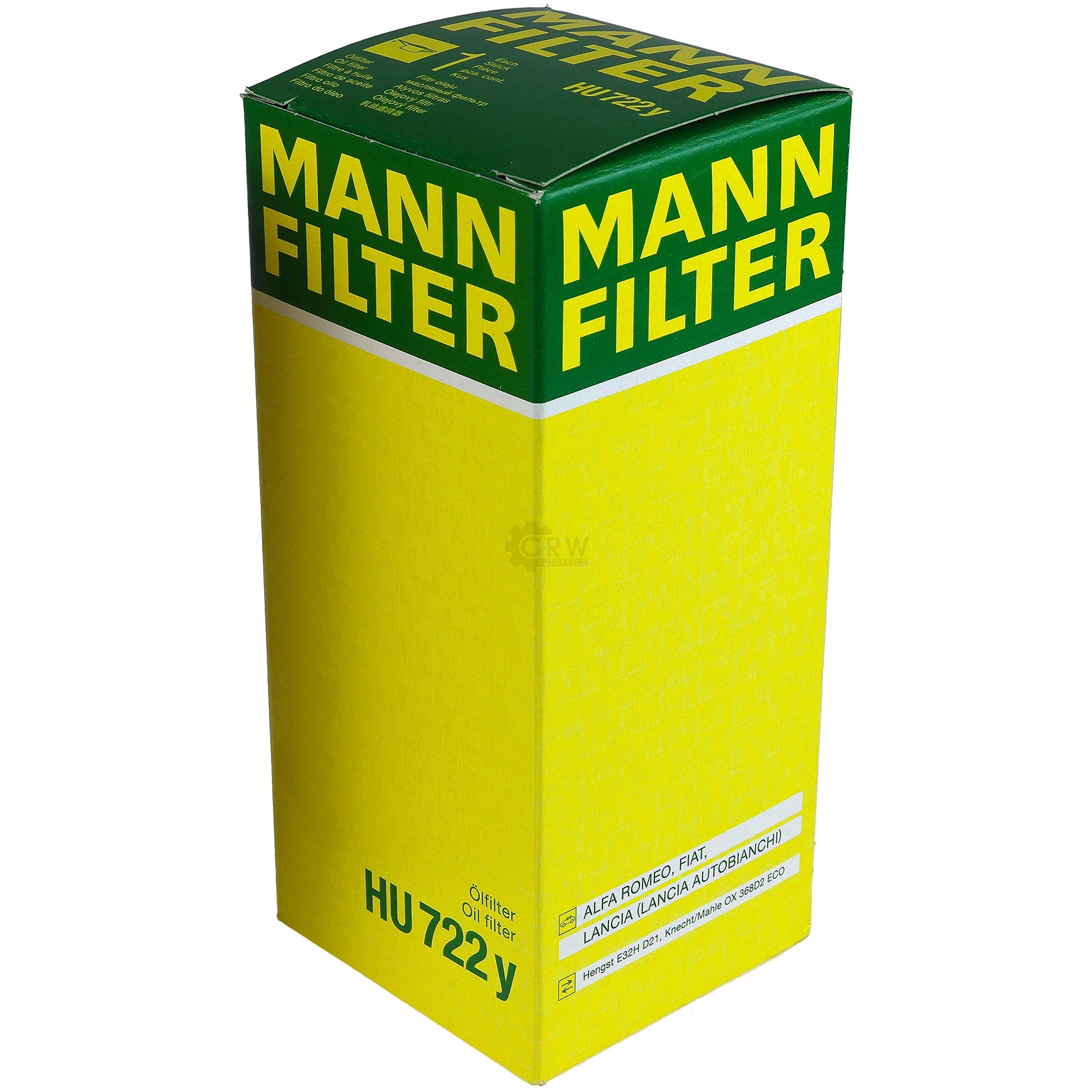 Paquete de inspección Kit de mantenimiento de filtros con filtro de aceite HU 722 y, filtro de aire C 18 003, filtro de combustible WK 853/21, filtro de habitáculo CUK 2232/1, tornillo de