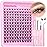 PHKERATA Natural Lash Clusters Kit Invisible Band Eyelash Clusters Wispy Lash Extension Kit DIY Cluster Eyelash Extension Kit Individual Lashes with Lash Glue Bond and Seal Tweezers, 8-16mm