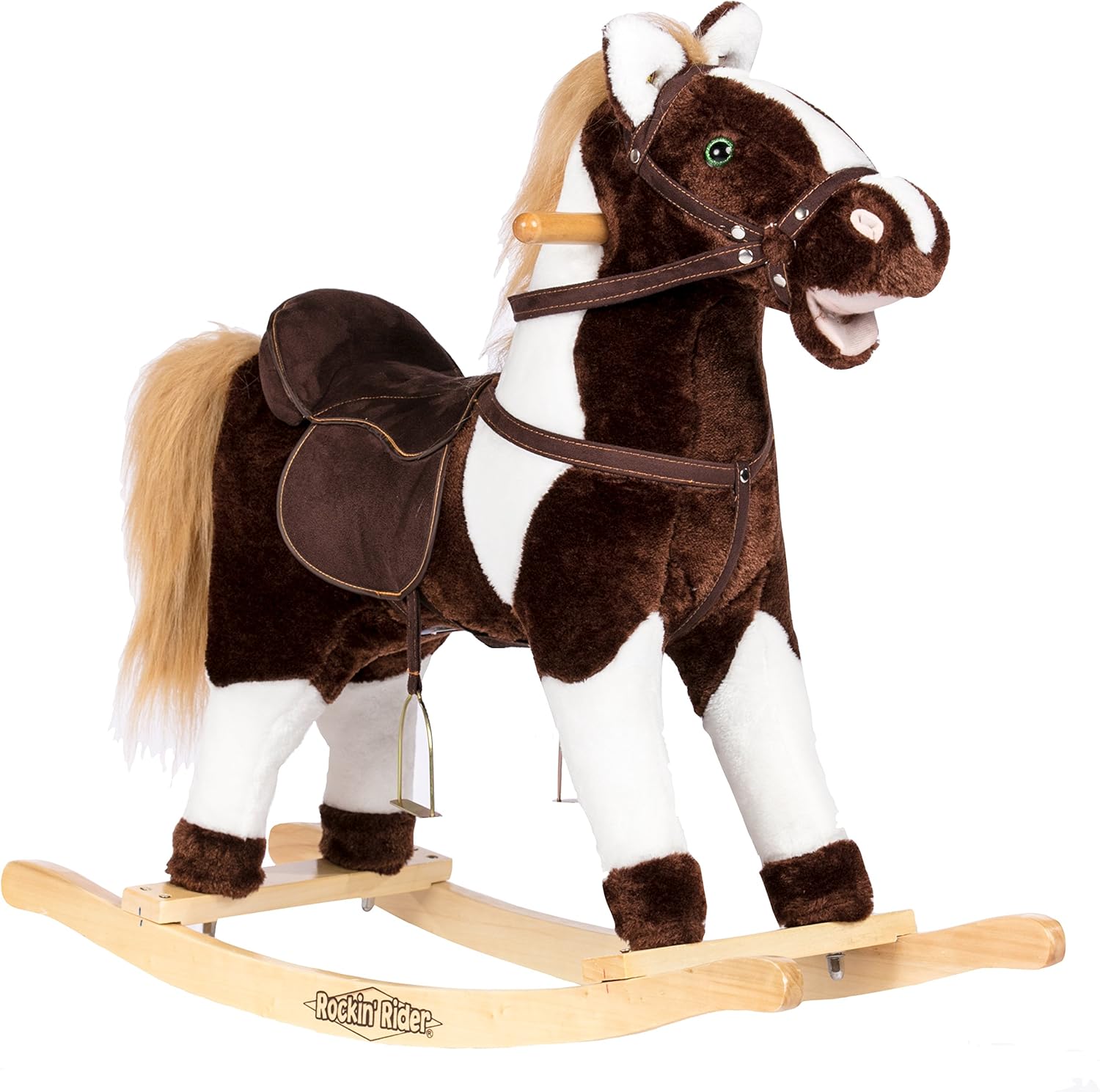 Rockin' Rider Tex Rocking Horse Toy , Blue Large