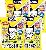 【Amazon.co.jp限定】 ライオン (LION) ニオイをとる砂 猫砂 5.5Lx4袋 (ケース販売)