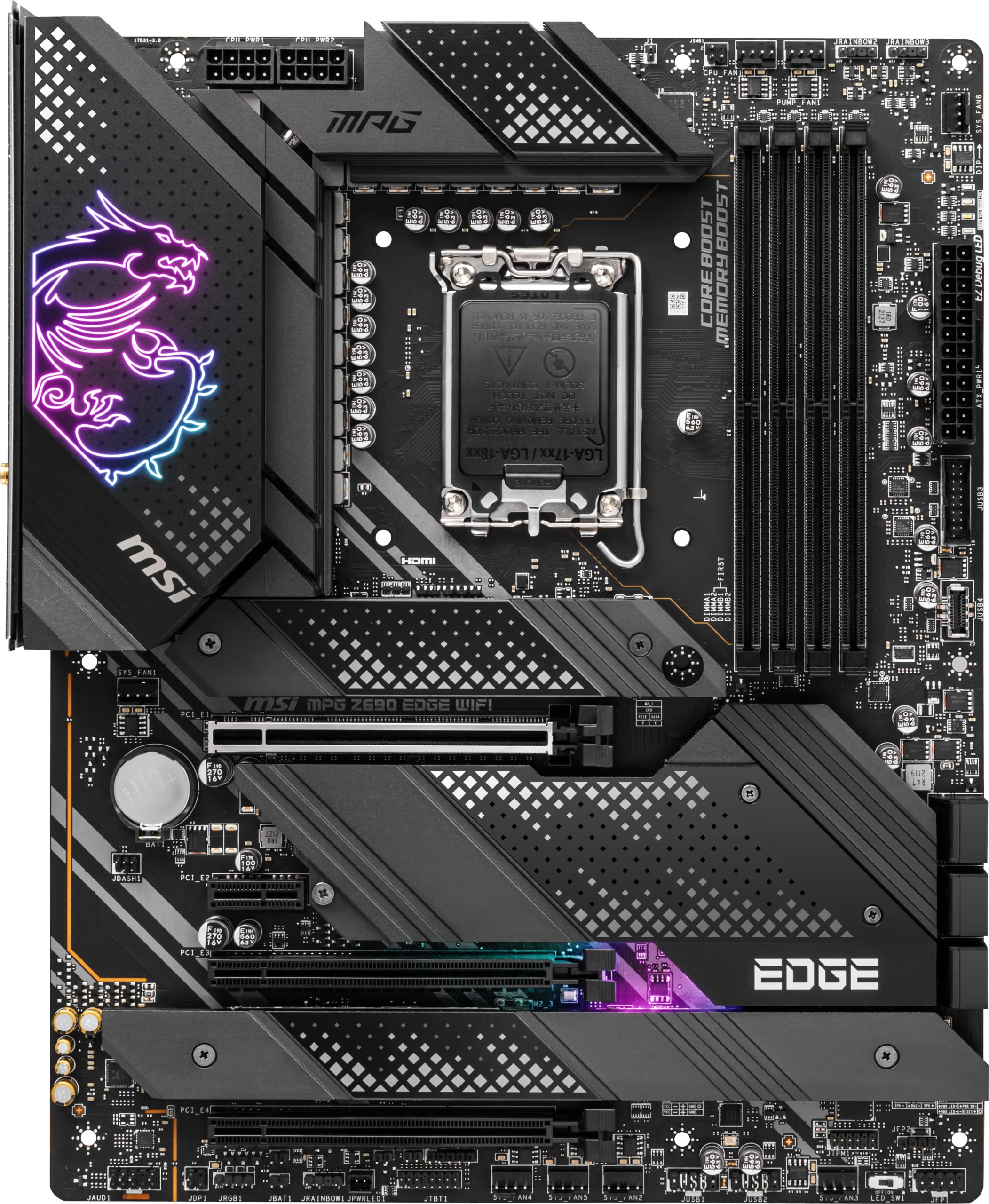 マザーボード MSI MPG Z690 EDGE WIFI DDR4 MPG Z690 EDGE WIFI DDR4
