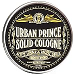 BushKlawz Urban Prince Solid Cologne 1 oz Full Size Alcohol Free Natural Concentrated Travel Friendly Tins Men\'s Fragrance Manly Scents to Satisfy all Types of Viking Cannon Black Prime