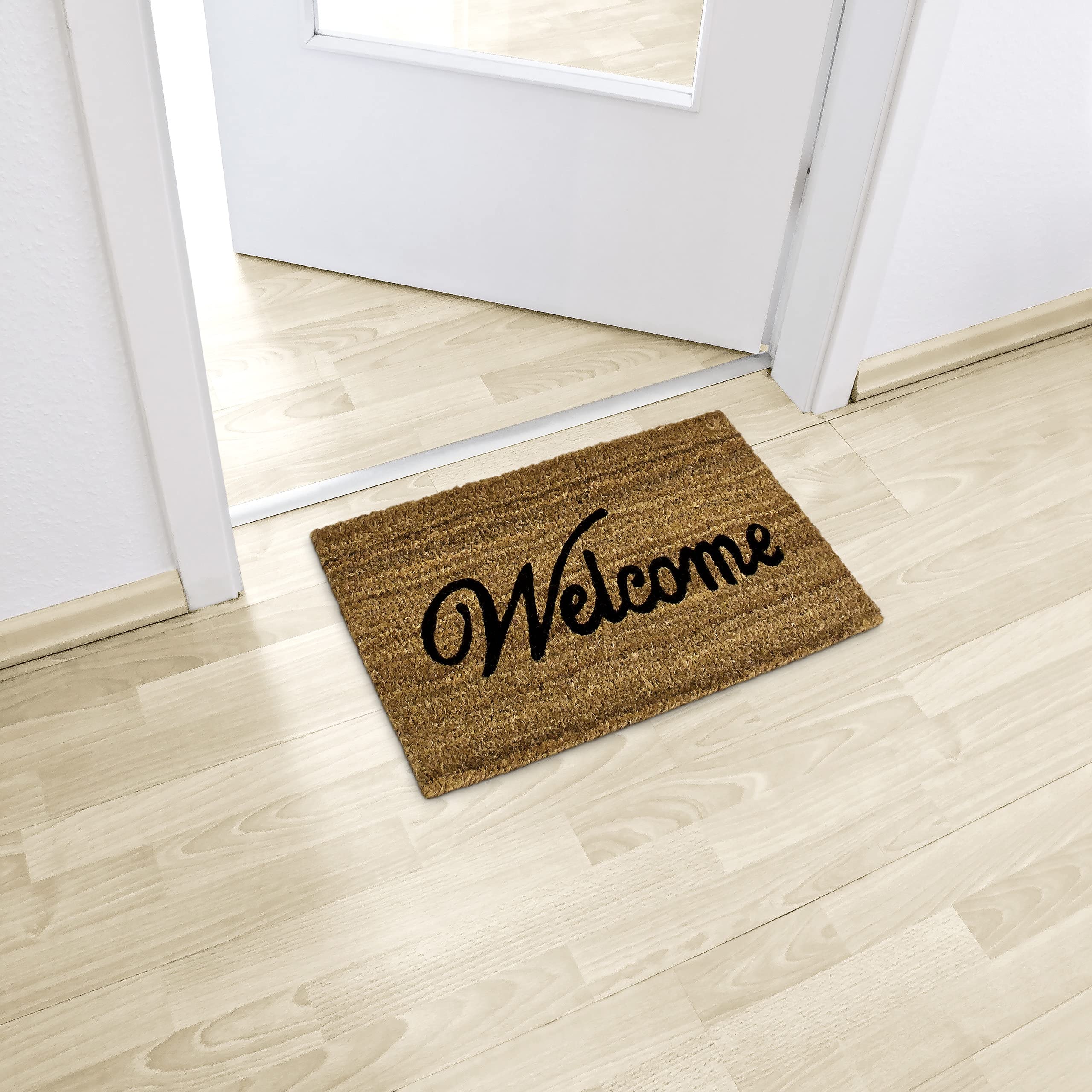 Zerbino Di Benvenuto Scozzese FAILTE In Coir, 60x40 Cm, Per Interno/esterno, Idea Regalo