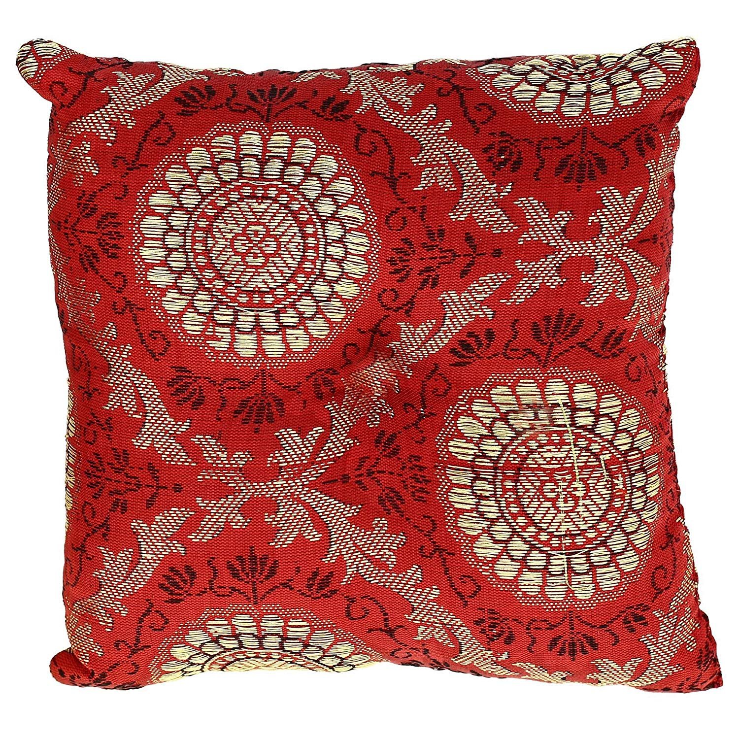 Campana Tibetana Buddhista Dipinta A Mano - Con Batacchio E Cuscino Per Meditazione, 10.2cm Blu