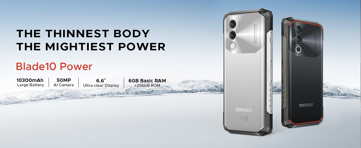 Amazon.com: DOOGEE Blade10 Power Rugged Smartphone Unlocked,24GB+