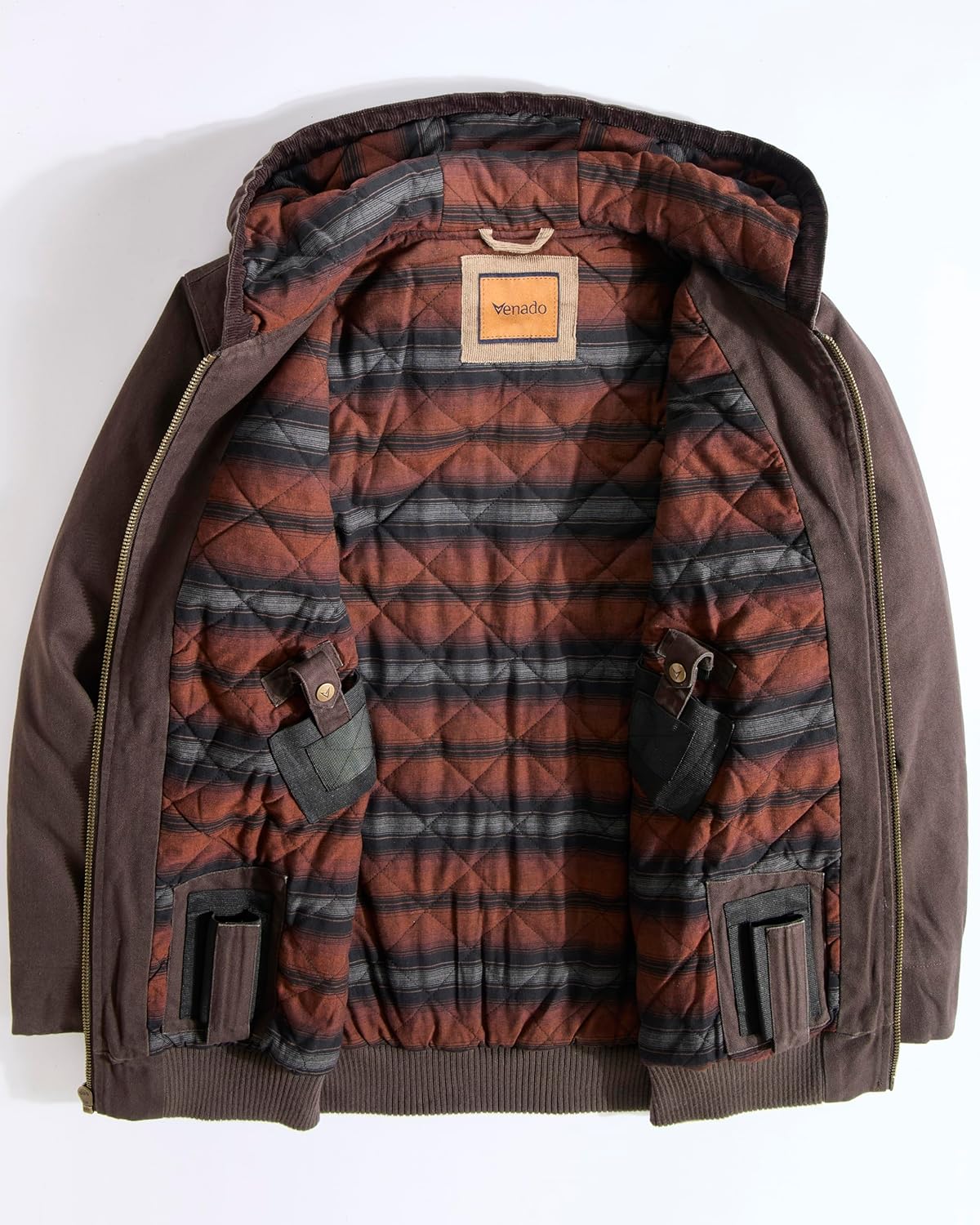 Venado Men's Concealed Carry Work Force Jacket - Interior Pockets for All Sized Handgun - Image 3