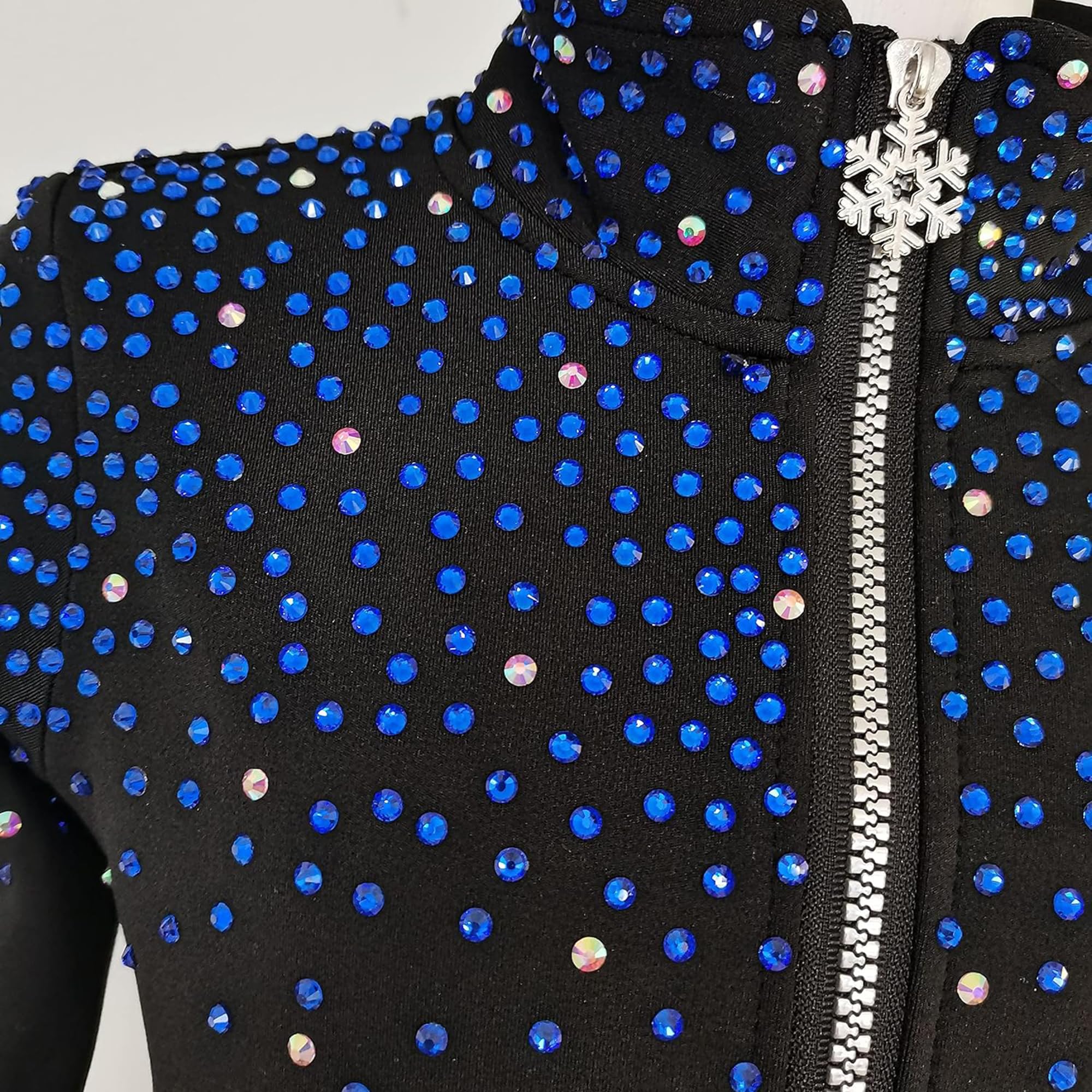 LIUHUO patinage artisanal vestes d'entraînement pour filles confortables chaleureuses