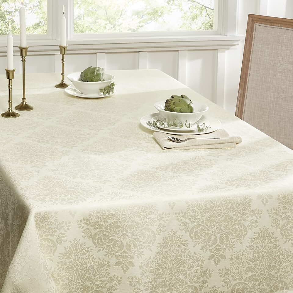 Damask Tablecloths for Rectangle Tables