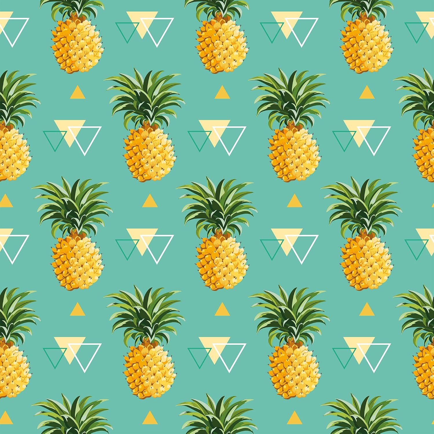 Walls By Me Peel and Stick Blue Geometric Themed Removable Wallpaper 9787-2ft x 4ft (61x122cm)