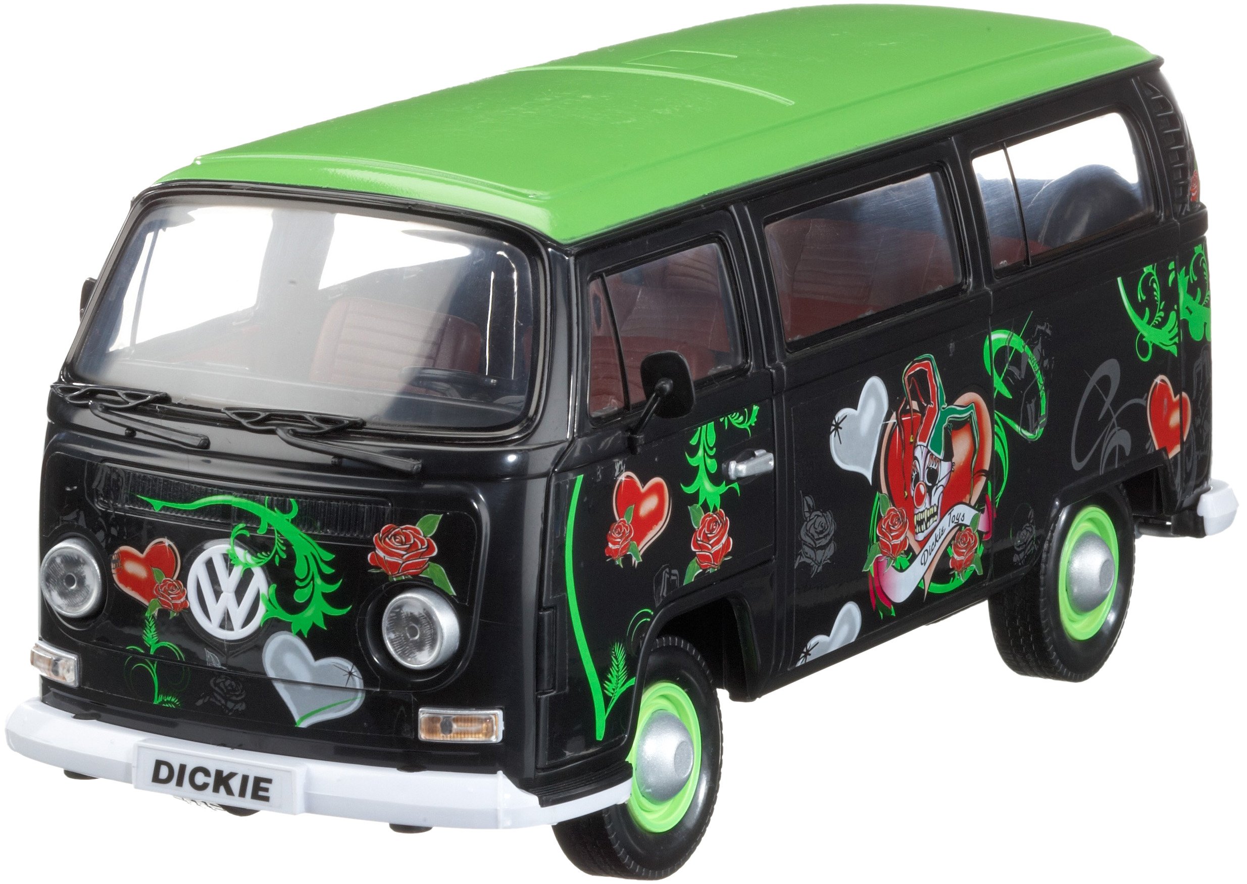 Dickie 203314215 Bus Casino Friction 1:14, 32 cm, VW Bus T2