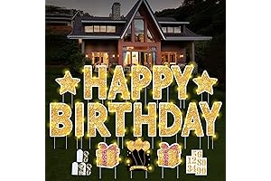 Jumbo Yard Sign Happy Birthday - Personalized Birthday Party Decorations