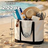 Vista 6 de DISCOUNT PROMOS Juego de 10/50/100 bolsas de mano no tejidas de color recortado, paquete a granel personalizado, duraderas, resistentes al agua