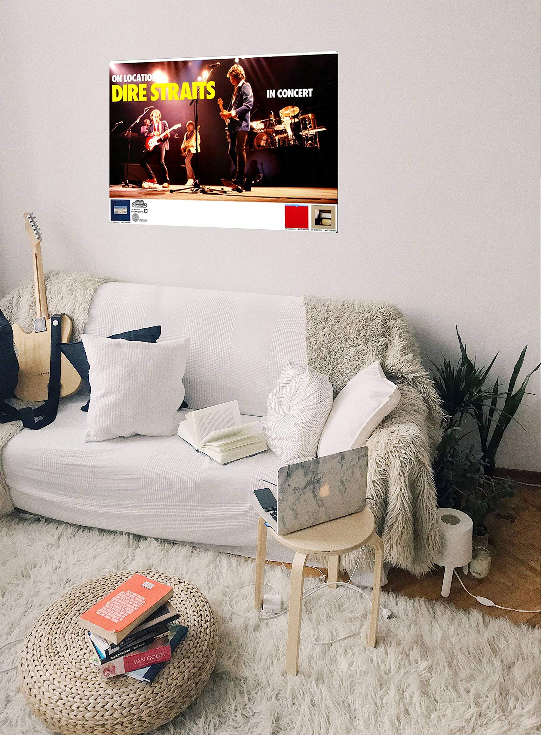 Dire Straits - On Location, 1981 » Konzertplakat/Premium Poster | Live Konzert Veranstaltung | DIN A1 «