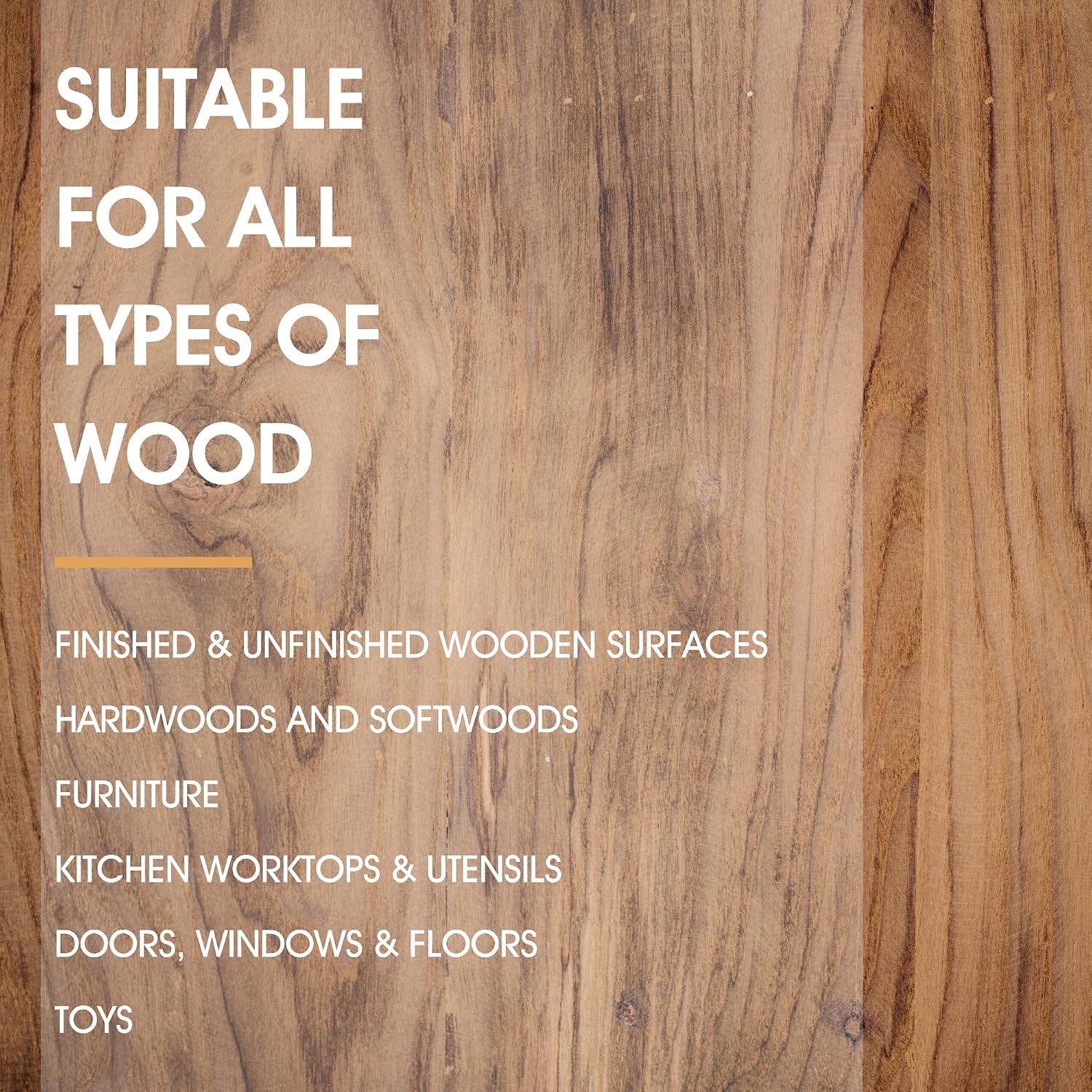 Furniture Clinic Natural Wood Wax & Polish, Beeswax Polish for Wood With Added Orange Oil & Carnauba Wax - Image 4
