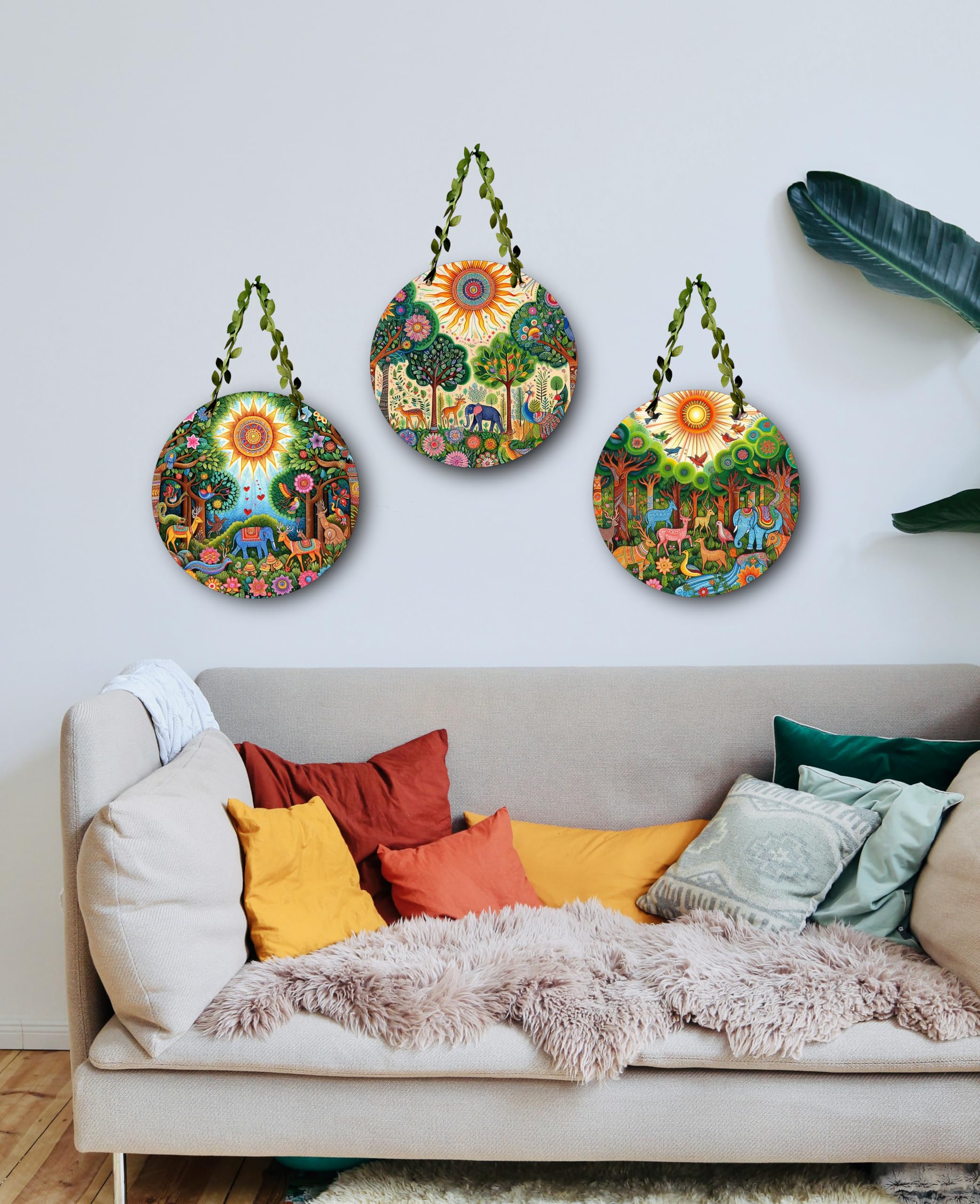 Paper MD Arts Wall Hanging Decorative Items | Decor Items | Cir-Set-0004 2