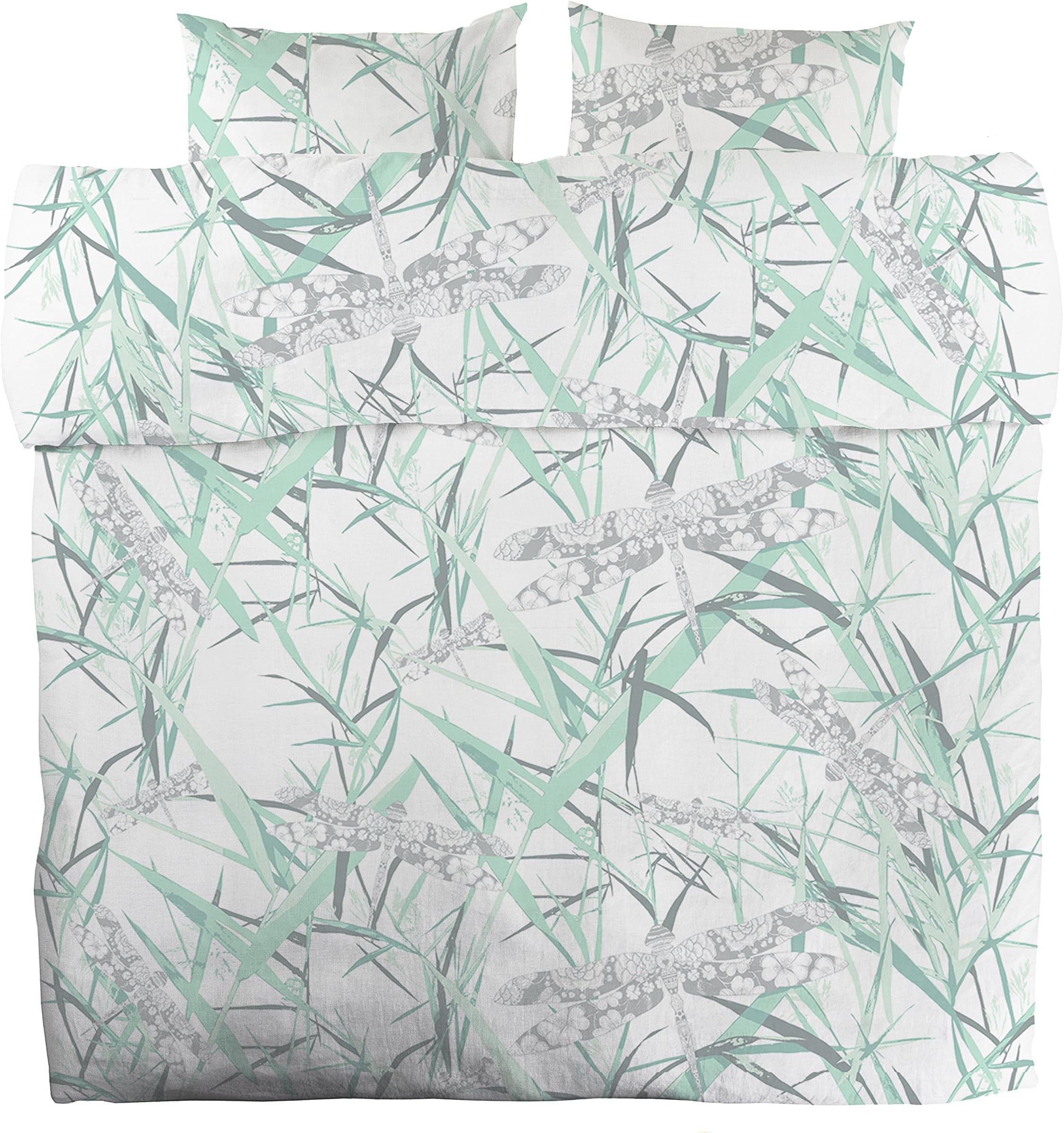 Vallila Interior KORENTO Double BEDSET, Dragonflies, Aqua