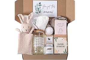 New Mom Gift Basket: 7pcs Postpartum Essentials for Post-Birth Recovery