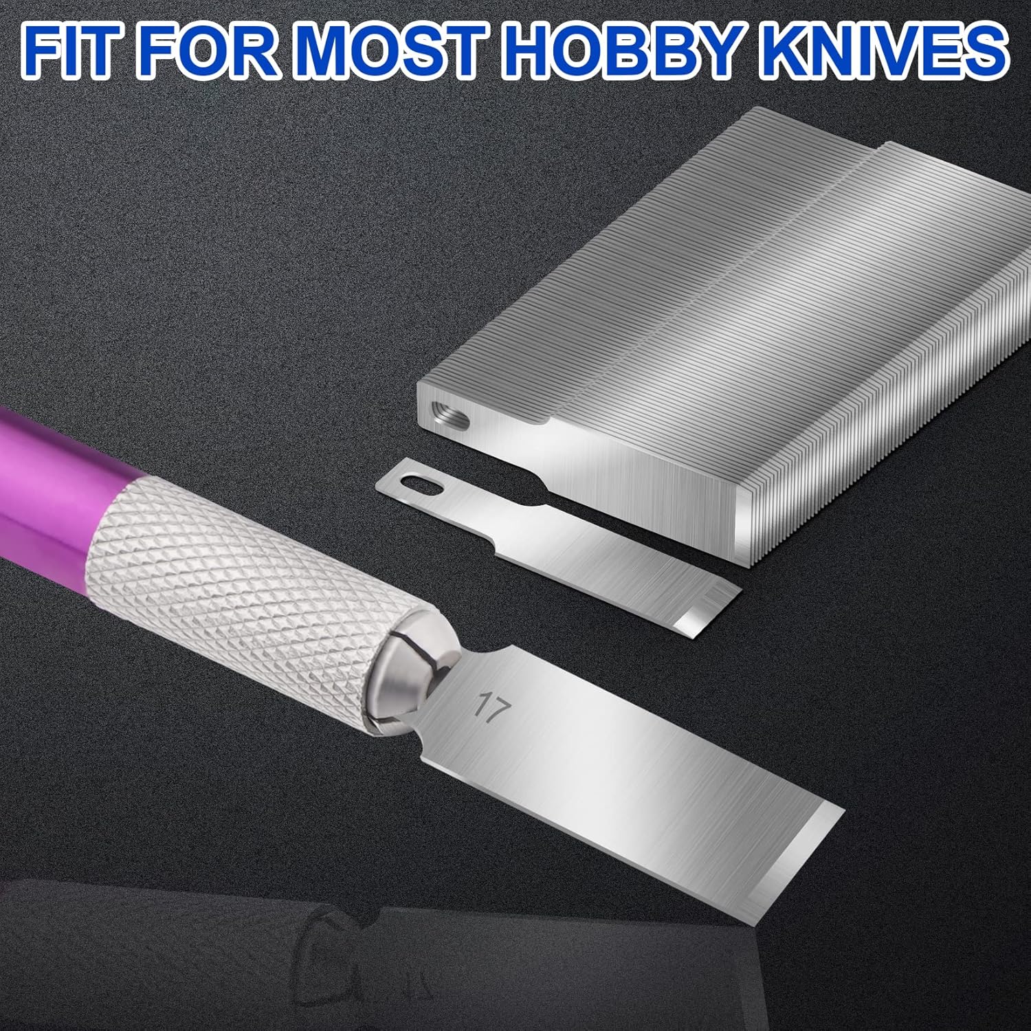 DIYSELF Hobby Knife Kit 40 Extra Knife Blades with 150 PCS #17 Exacto Knife Blades, Craft Knife for Art, Scrapbooking, Stencil : Arts, Crafts & Sewing